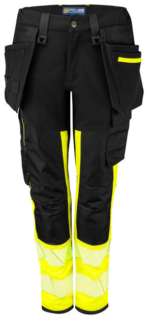6543 Woman Waist Pant HV Yellow